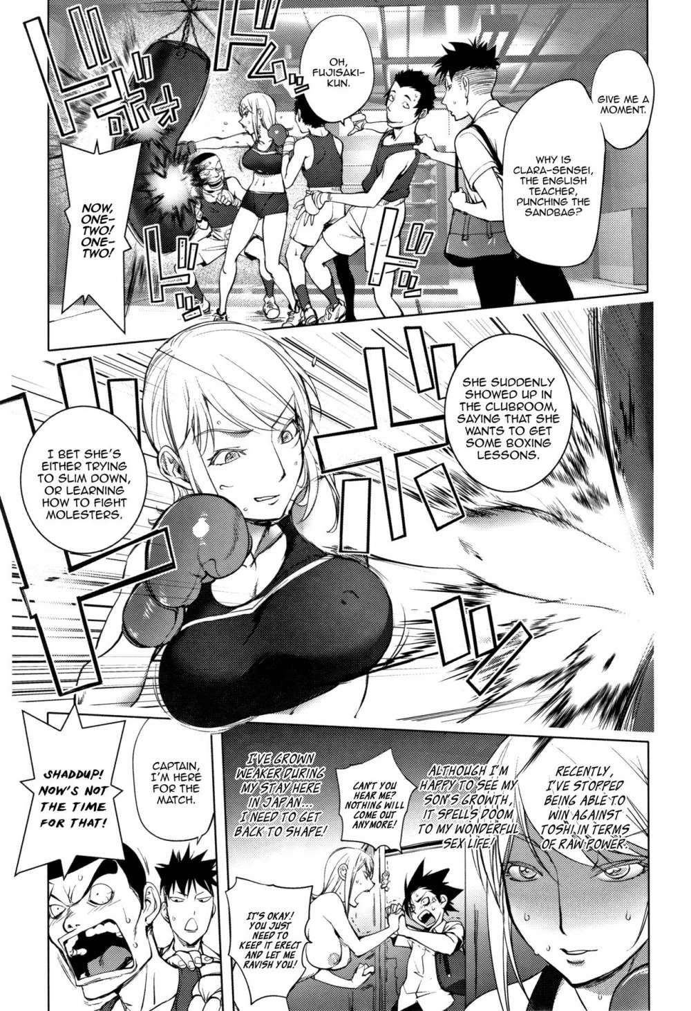 [Kon-Kit] Clara-Sensei no Boxing Kyoushitsu | Clara-Sensei's Boxing Class (Sonna Riyuu de Yararechau?) [English] [Aoitenshi] 4