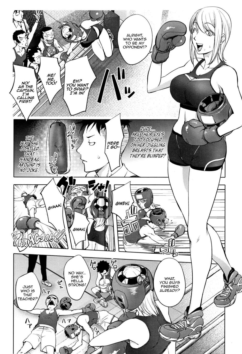 [Kon-Kit] Clara-Sensei no Boxing Kyoushitsu | Clara-Sensei's Boxing Class (Sonna Riyuu de Yararechau?) [English] [Aoitenshi] 5