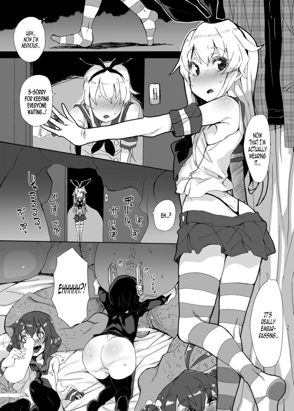 [Sukoyaka Collagen (Collagen)] Shimakaze-kun ga Dekiru Made | Until Shimakaze-kun Becomes Complete (Kantai Collection -KanColle-) [English] [B.E.C. Scans] [Digital] Kantai collection hentai 6