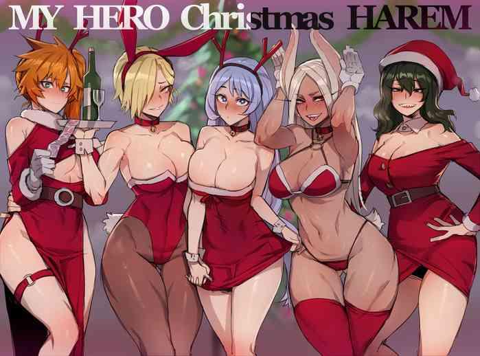 Big breasts MY HERO Christmas HAREM- My hero academia | boku no hero academia hentai Relatives 2