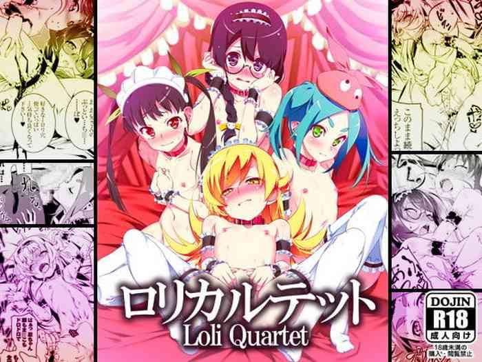 Crazy Loli Quartet- Bakemonogatari hentai Gay Fucking 8