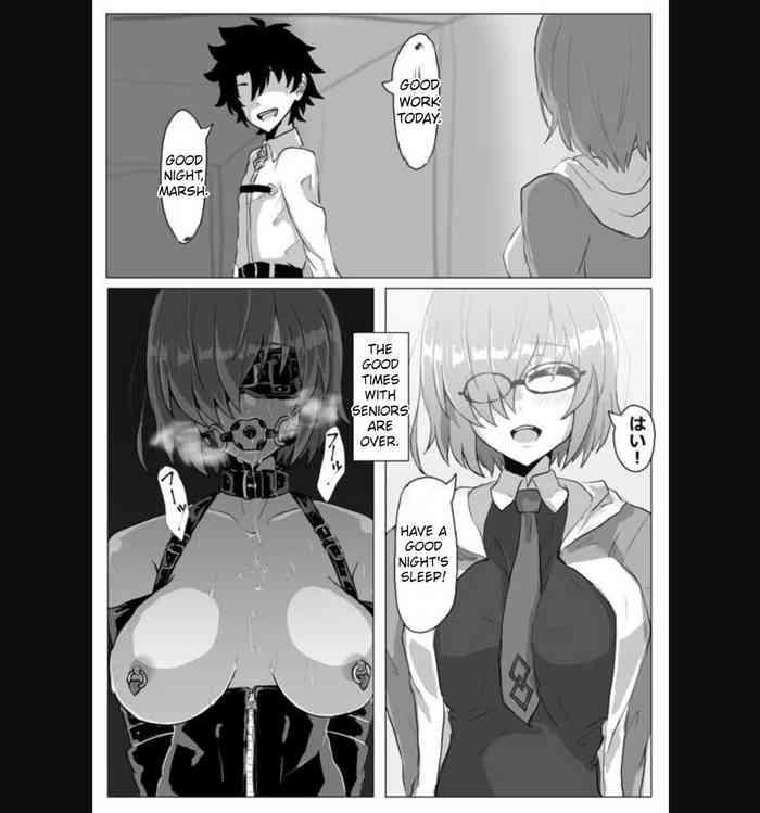 Transsexual Mashu one night stand- Fate grand order hentai Bigtits 1