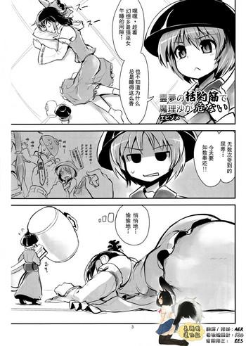 Smooth Reimu no Katsuyakukin de Marisa ga Abunai- Touhou project hentai Teenage Girl Porn 10