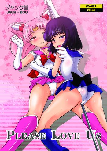 Cachonda Please love us- Sailor moon hentai Negro 2