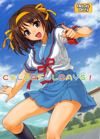 Lesbian COLORFULDAYS!- The melancholy of haruhi suzumiya hentai Gozada 1