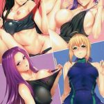 Balls Shirou-kun Harem!! Mizugi de Yuuwaku Shichau zo Hen- Fate stay night hentai Punishment 5